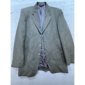 Giorgio Valentini Angelico Men Suit Blazer Gray 100% Wool 40R